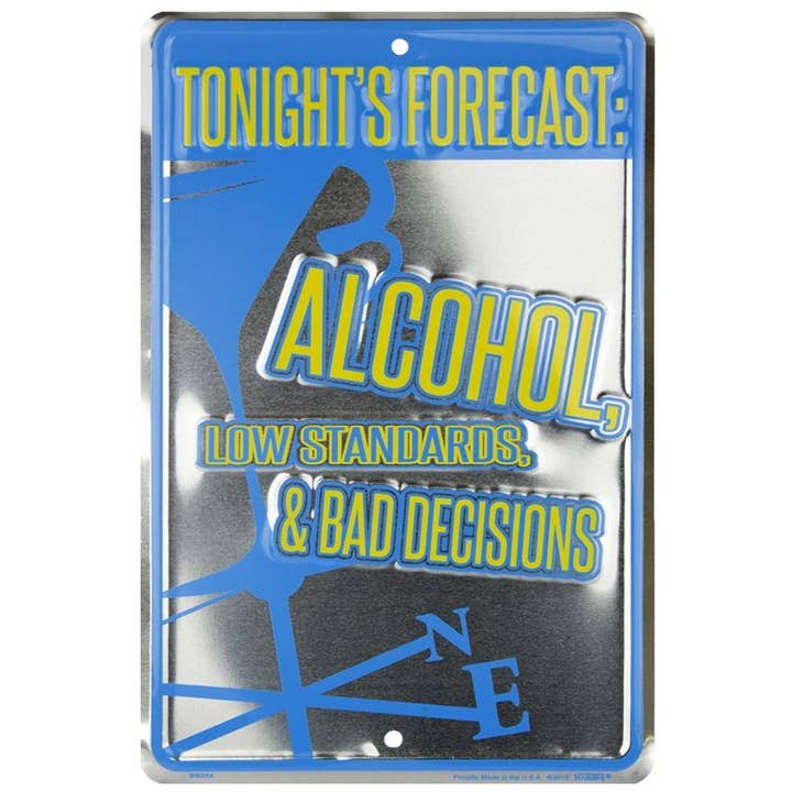 Forecast Tonight - Small Parking Signs for wholesale by Signs 4 Fun