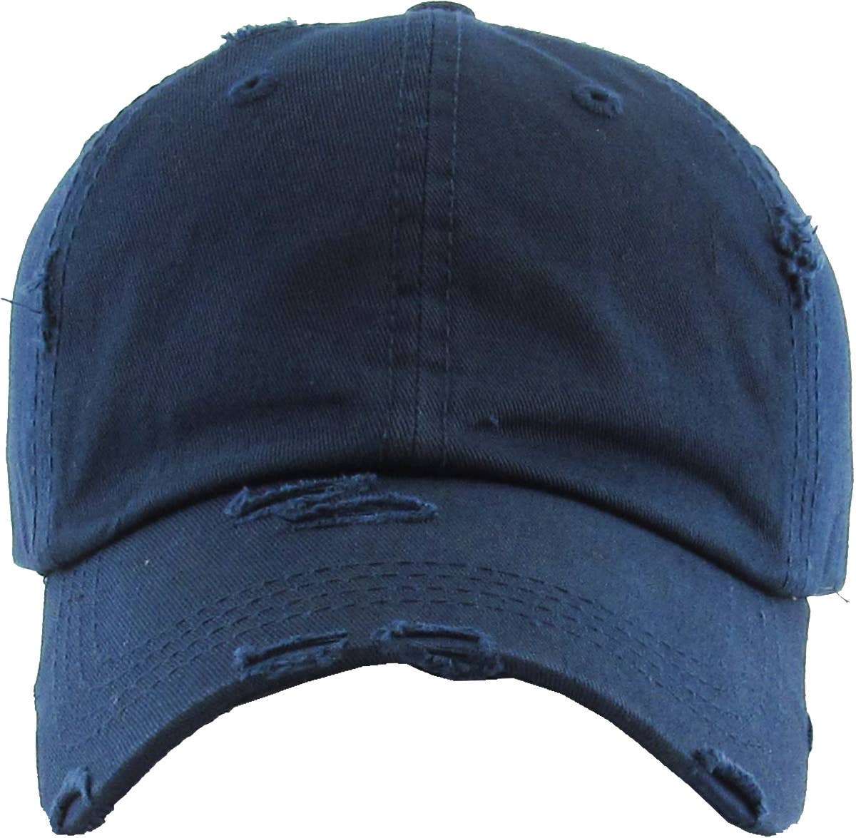 KBETHOS - Wholesale Ponytail Cap - Women's - Ponytail Washed Distressed Cotton Cap86