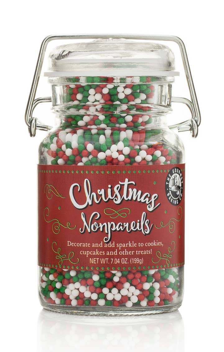 Christmas NonPareils 7.0 Oz. for wholesale by Pepper Creek Farms