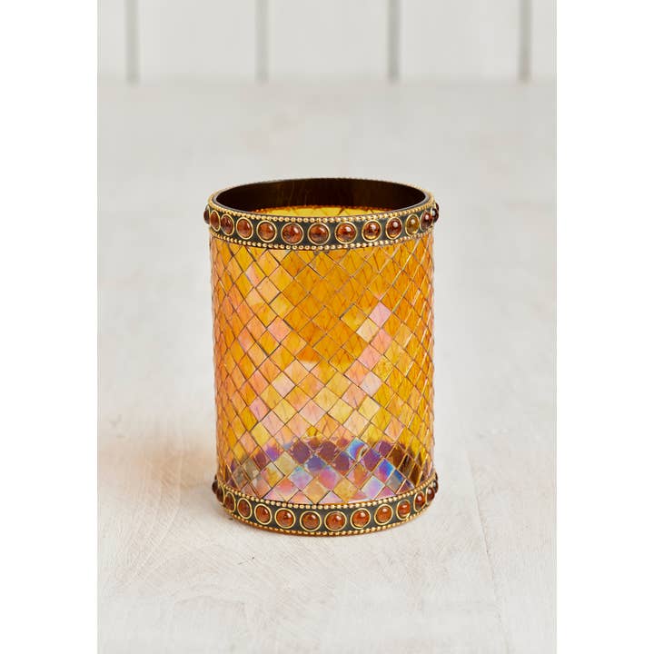 Namaste - Wholesale Candle Holder - Glass Mosaic Tealight Holder
