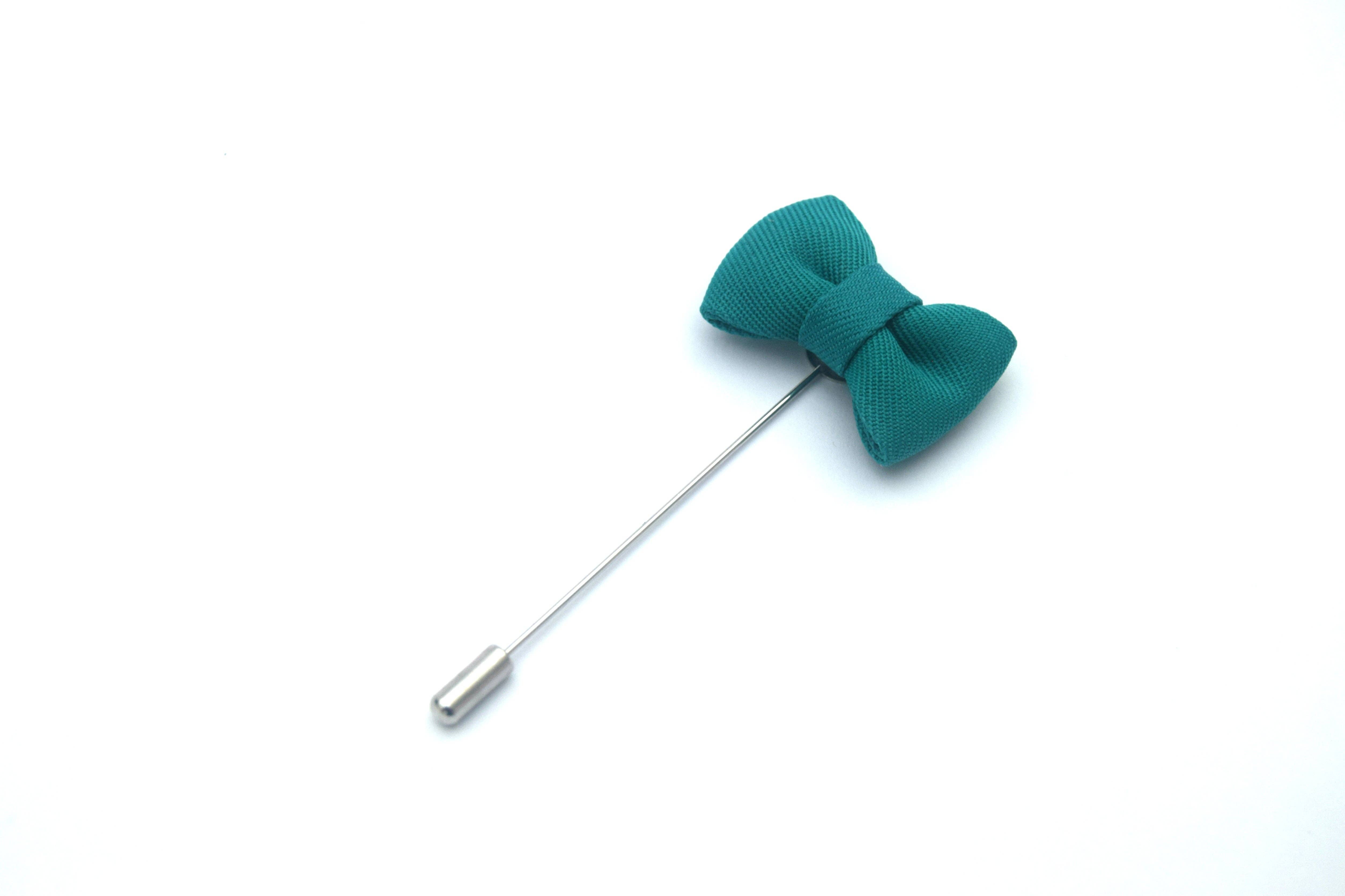 Mrlapel – wholesale Lapel pin/button – Bow Tie Lapel Pin, Turquoise0