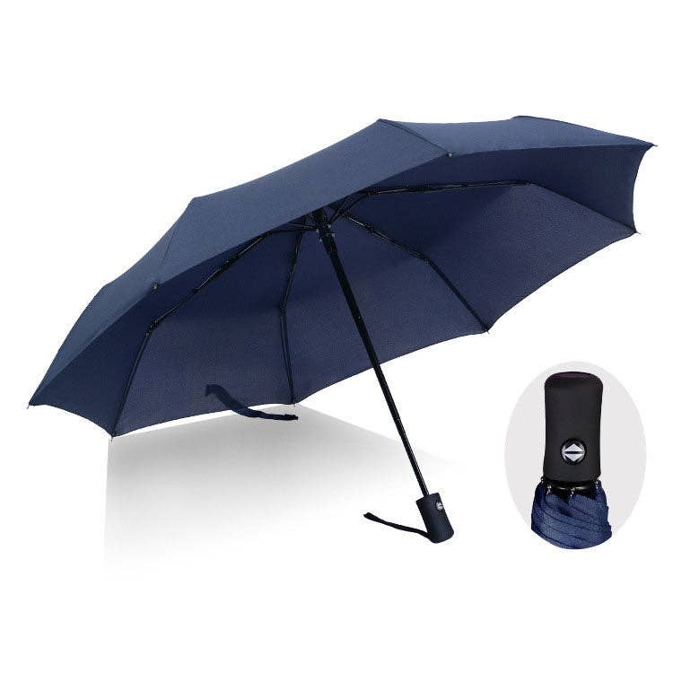 liqubit - Wholesale Umbrella - Unisex - Portable Solid Windproof 8 Ribs Business Umbrella1