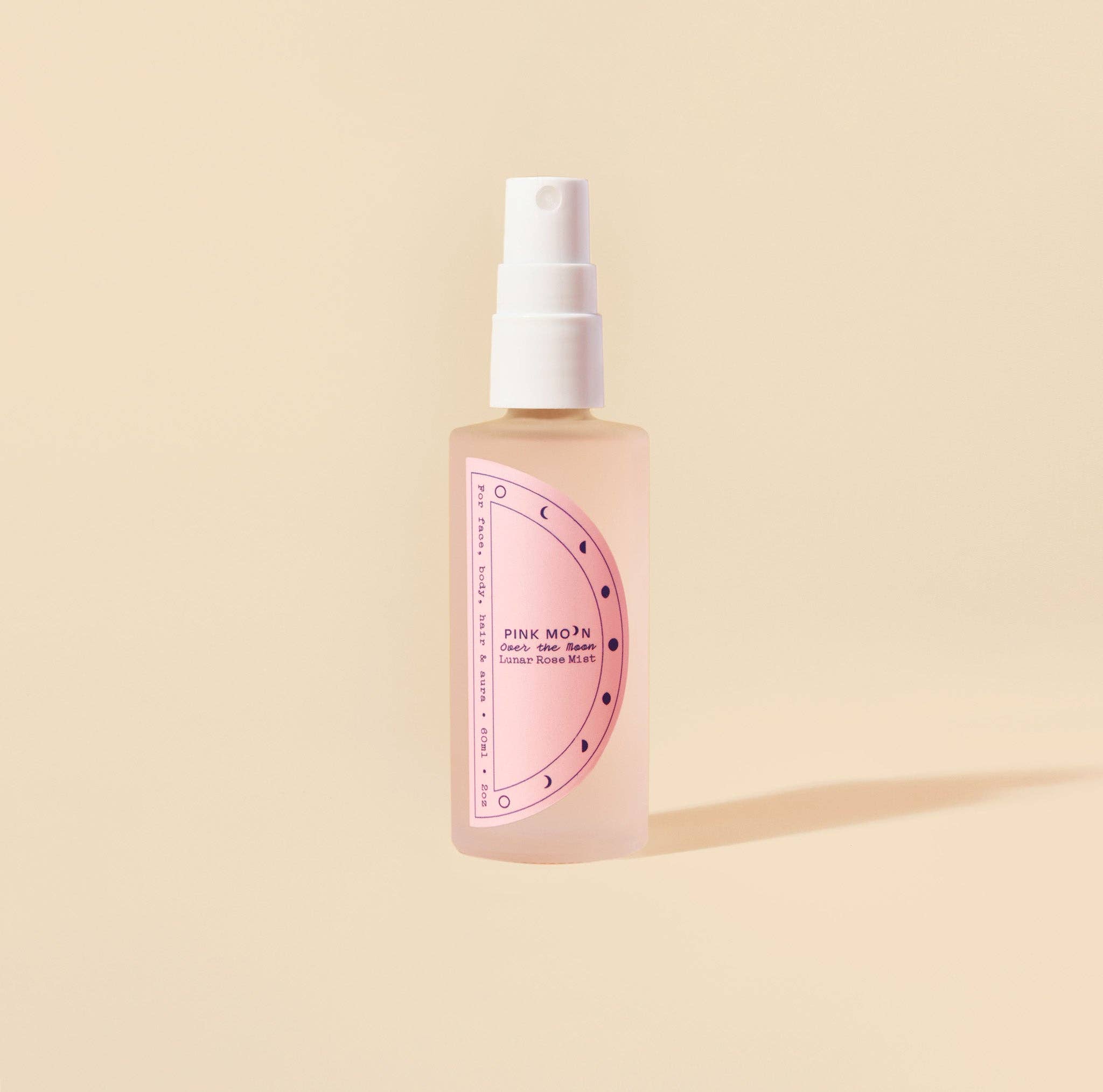 Pink Moon - Wholesale Face & Body Mist/Water - Over the Moon Lunar Rose Mist - Rose Quartz Crystal Infusion5