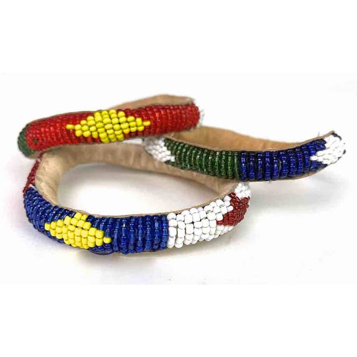 The Niger Bend - Vente Bracelet de perles - Bracelets contemporains en cuir perlé Yoruba3
