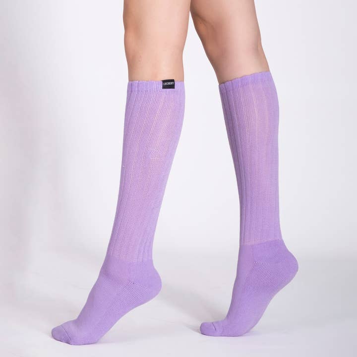 LECHERY® SCRUNCH SLOUCHY STRUMPOR • LILA för wholesale av LECHERY