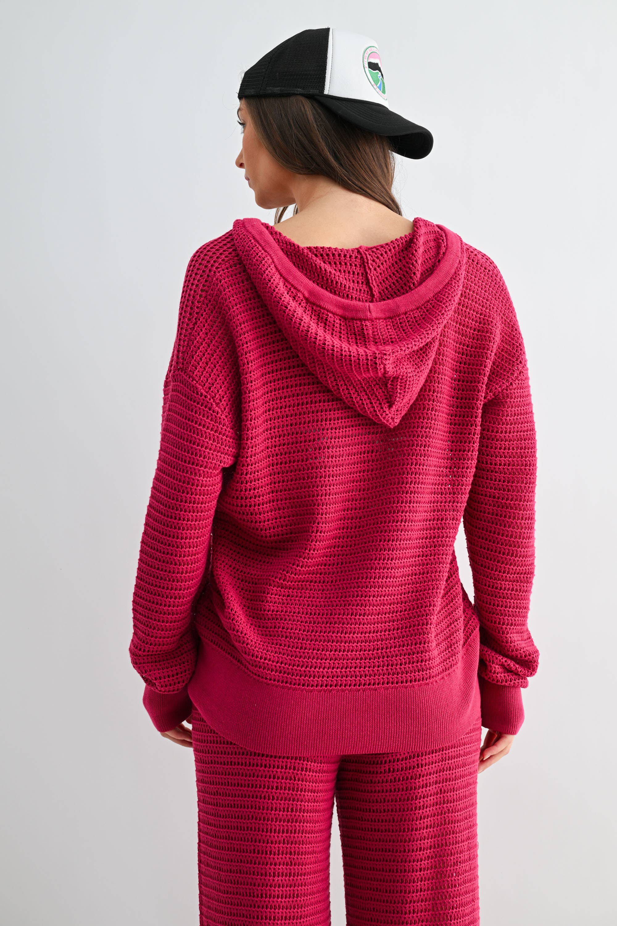 Mono B - Vendita all'ingrosso Felpa con cappuccio - Donna - Felpa all'uncinetto ariosa6