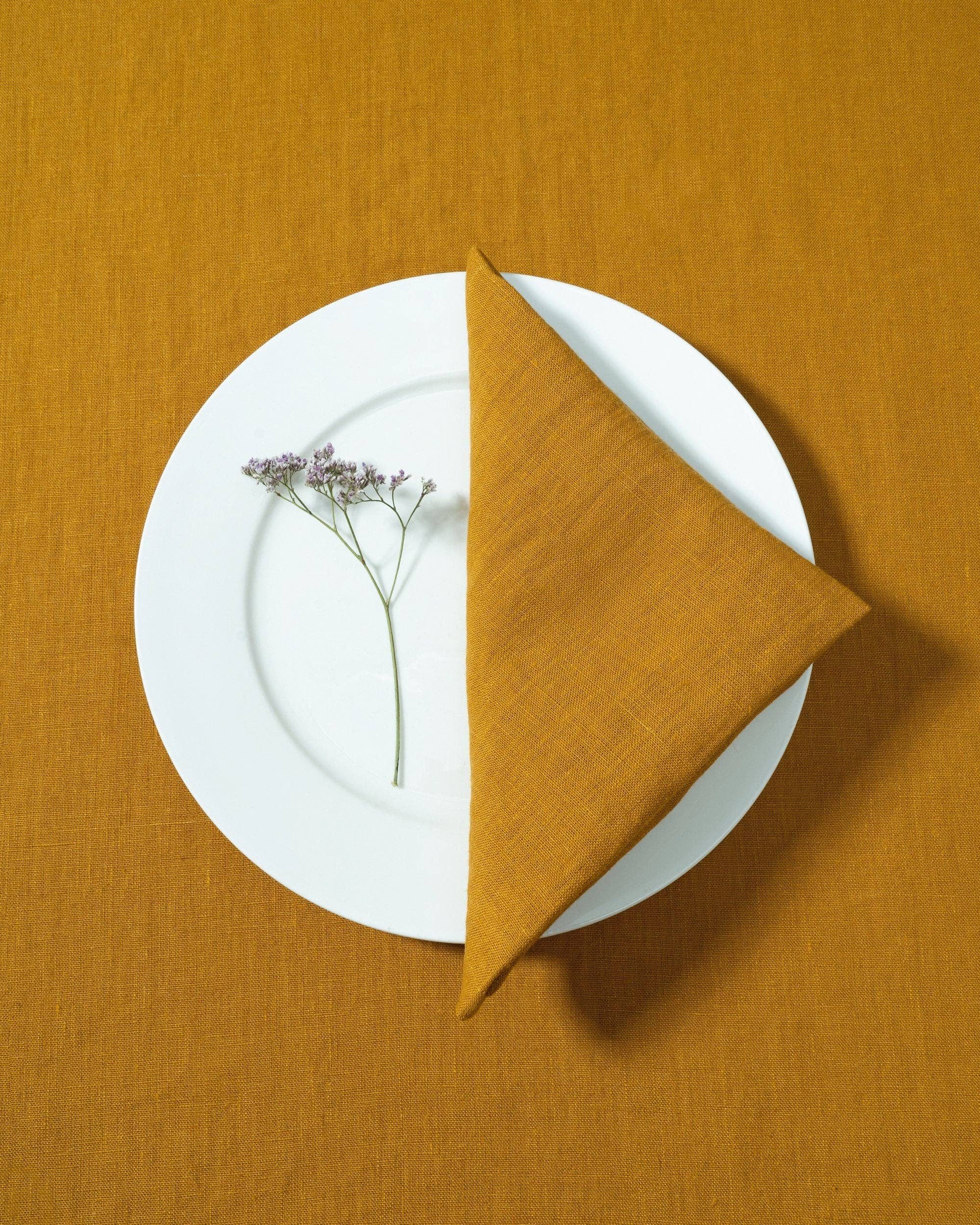 Soundsleep - Vente Serviettes de table en tissu - Serviettes en lin, vert olive6