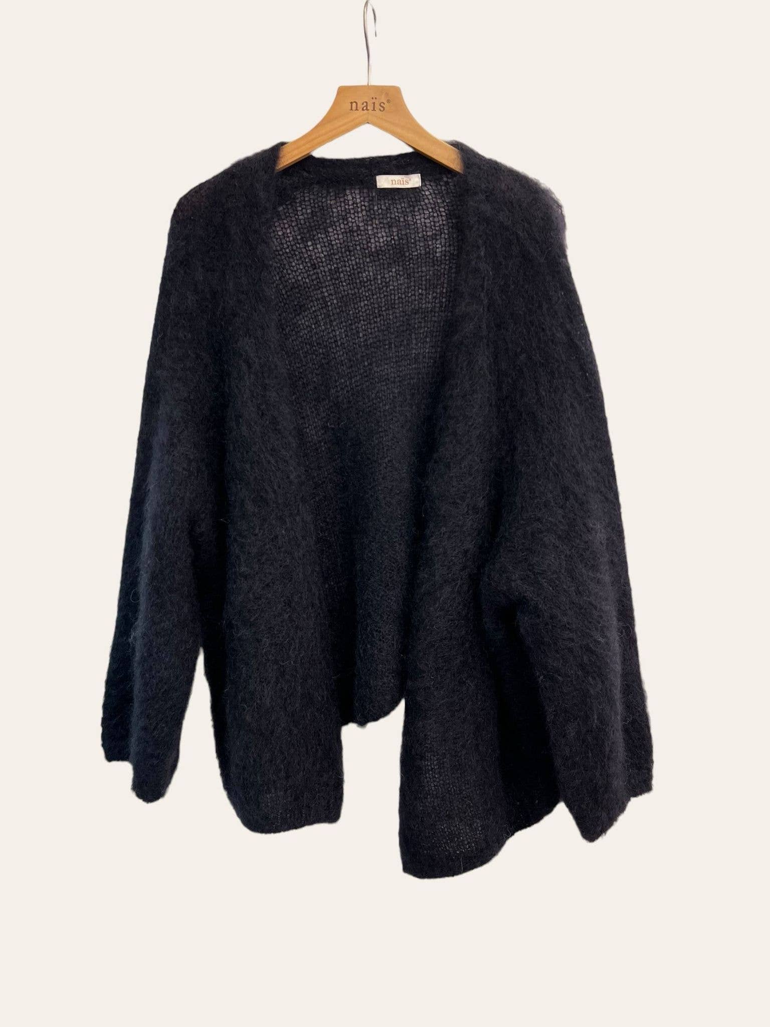 NAÏS PARIS - Venta al por mayor Cárdigan - Mujer - Cárdigan suelto de longitud media en 80 % kid mohair12