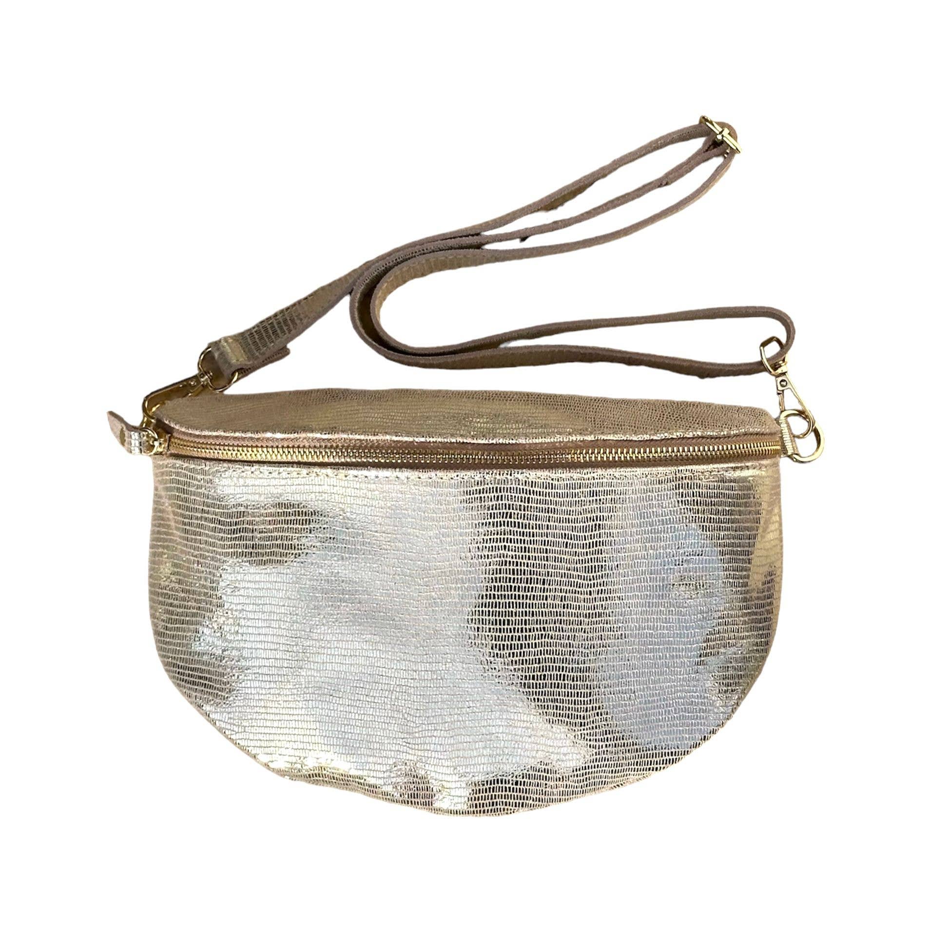 Chenson & Gorett - Wholesale Belt Bag - Women's - Italian Leather Waist Bag with Brilliant Effect and Large Capacity0