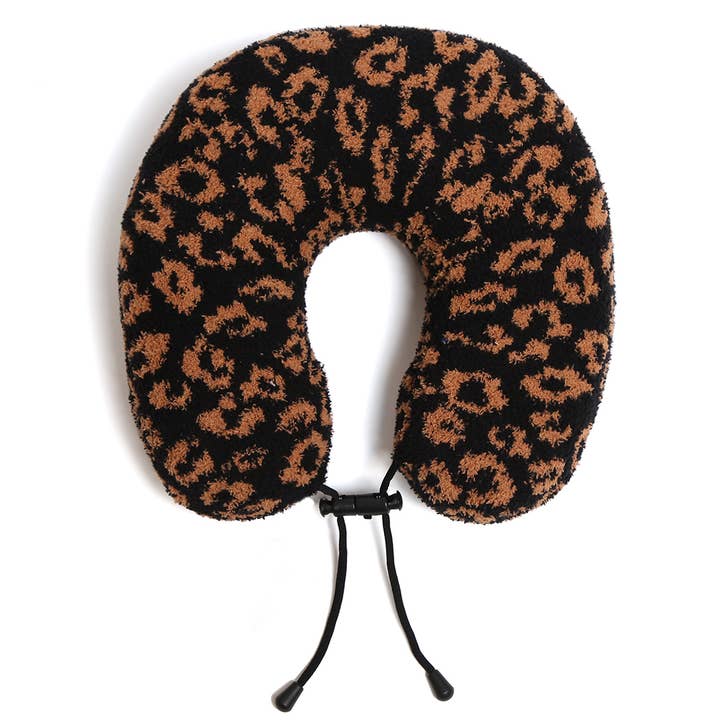 Fashion City - Wholesale Travel Pillow - Soft Leopard Print Travel Neck Pillow9