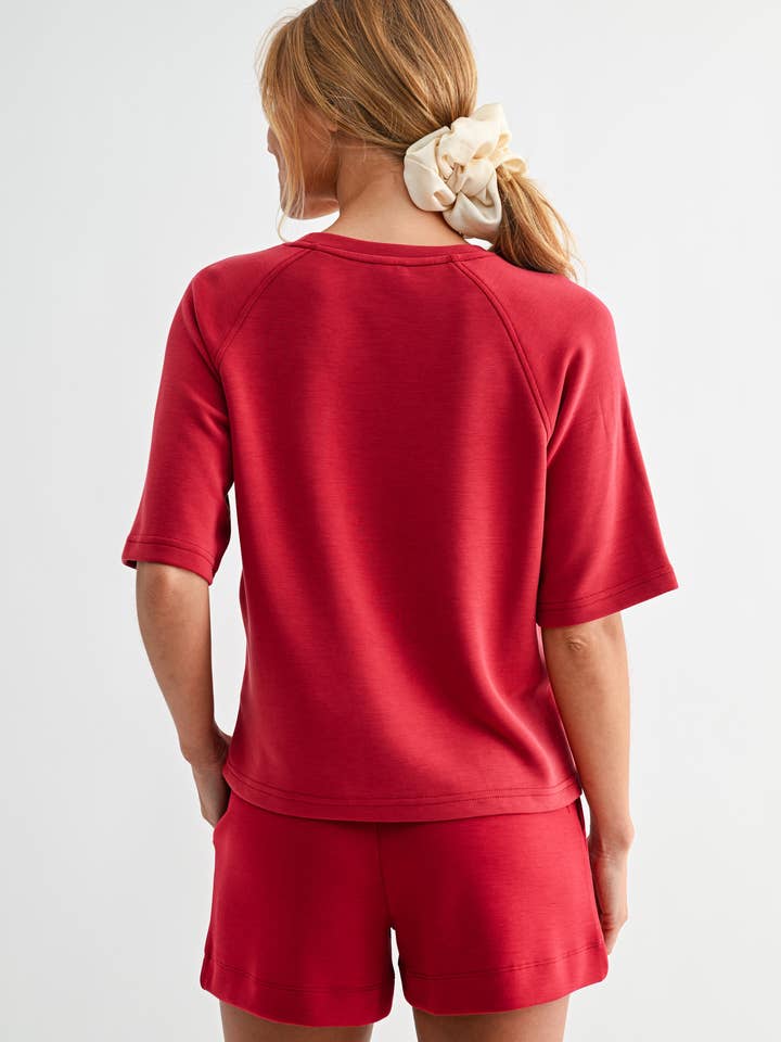 Mono B - Wholesale T-Shirt - Women's - Laguna Soft Drape Raglan Tee31