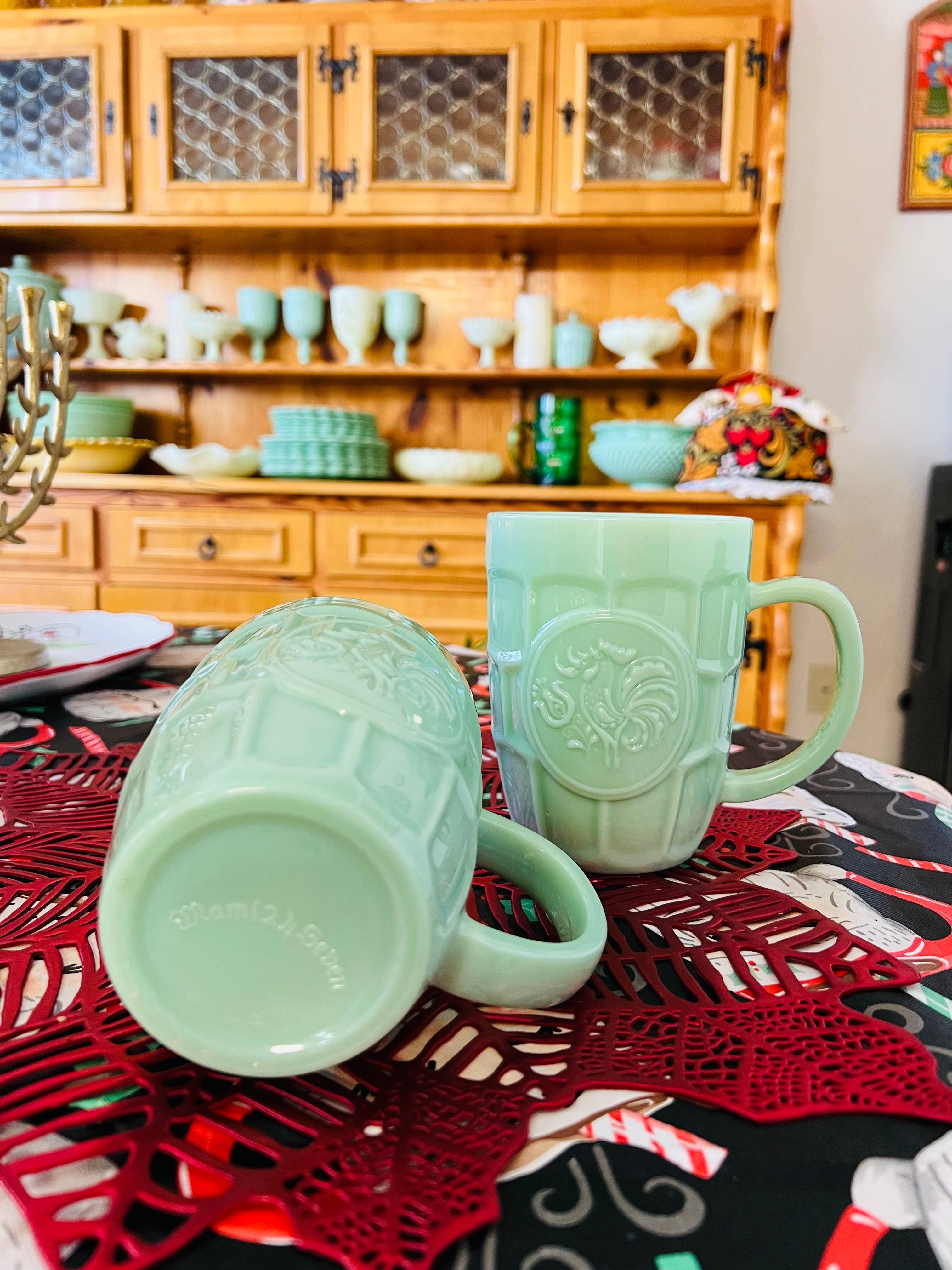 Mami24Seven - Venta al por mayor Jarras de cerveza - Jadeite Stein (juego de dos)7