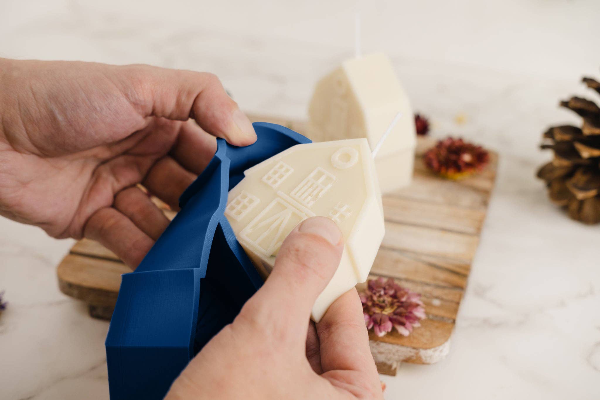 Siligrams - Vendita all'ingrosso Kit per lavoretti fai da te - Stampo in silicone Barn House per fai-da-te2