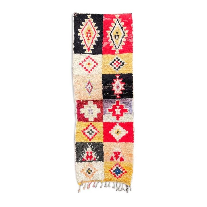 leslosanges – wholesale Area rug – Moroccan Boucherouite Rug
