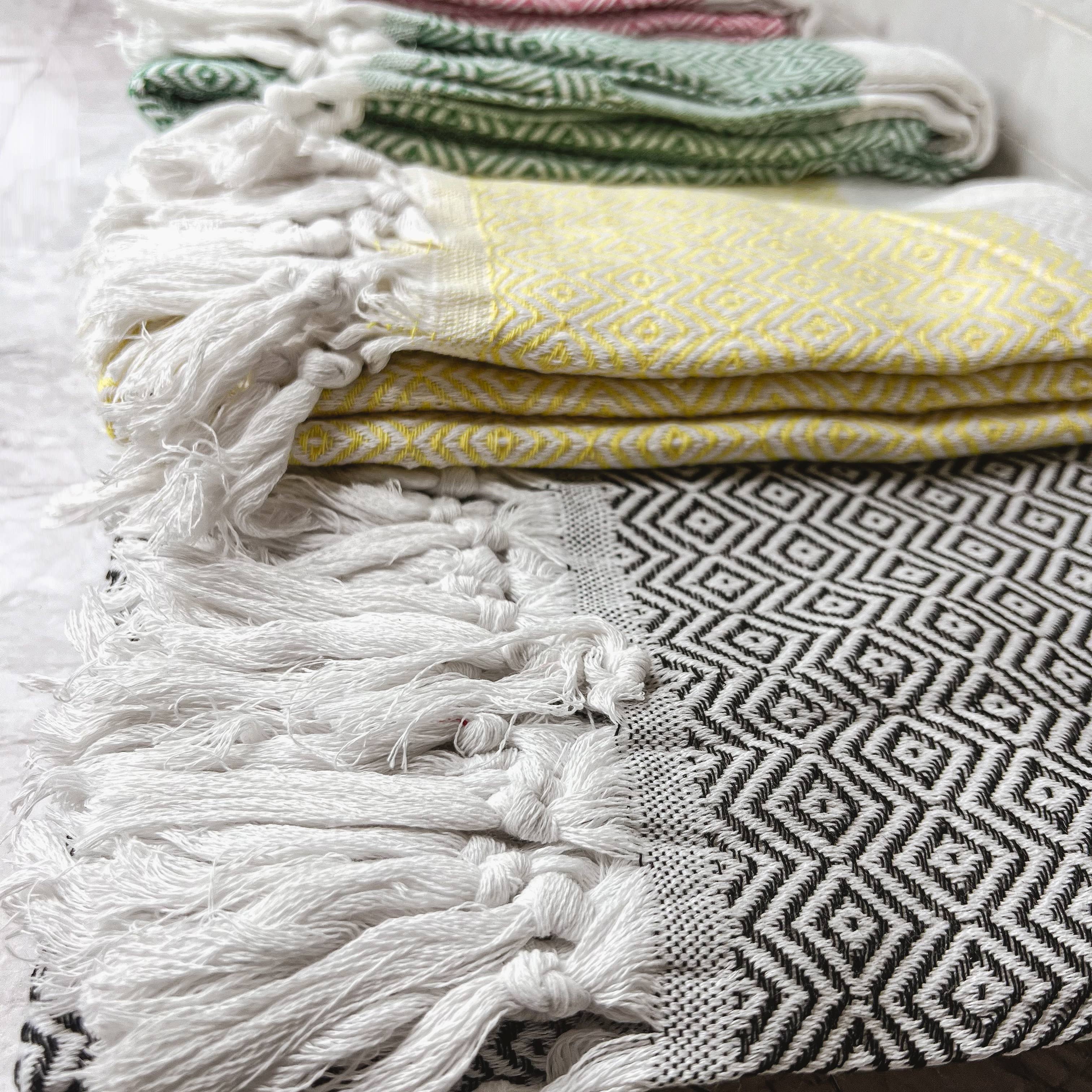 Gia Roma - Vente Serviettes de bain - Serviettes turques Grandes serviettes 100% coton | 40 x 70 « | 200 g/m²120