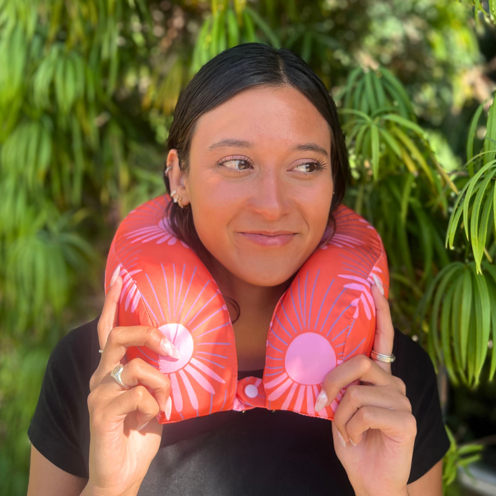 Hang Accessories - Venta al por mayor Cojín de viaje - Almohada cervical de espuma viscoelástica satinada17