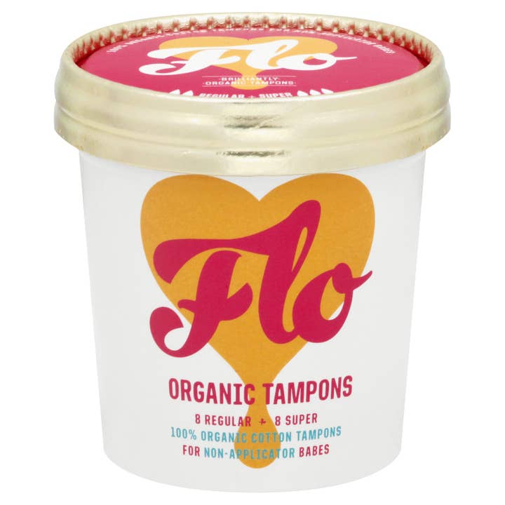 Everyday Supply Co - Wholesale Tampon - Flo - Tampons Organic Bamboo No App - Case of 12-16 Count