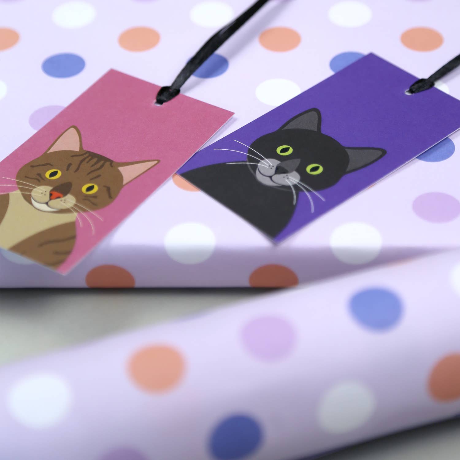 Kunst an Papier - Wholesale Gift Tag - 5 x Gitte Cats & Dogs gift tags2