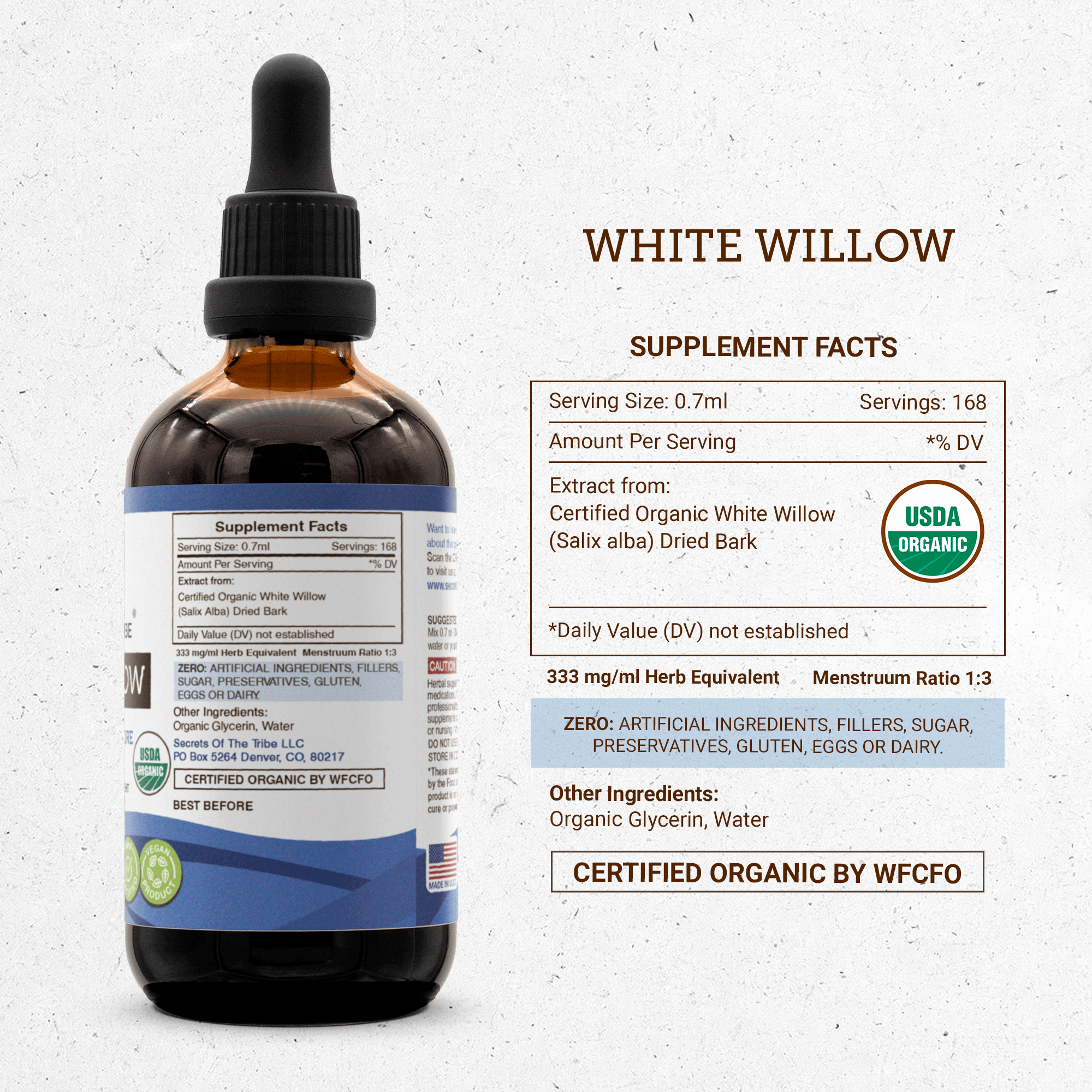 Secrets Of The Tribe - Wholesale Tincture - White Willow Tincture3
