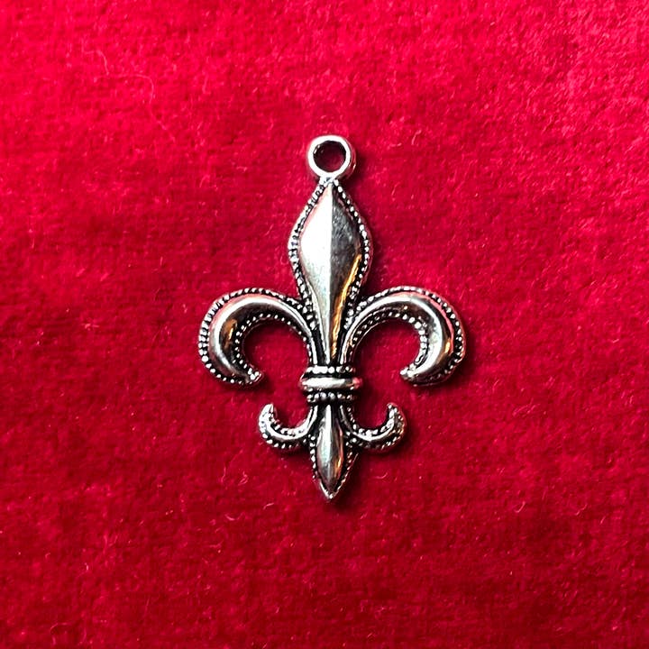 Ivory Tower Studios - Wholesale Everyday greeting card - Joan of Arc Card + Brass or Silver Finish Fleur de Lis Charm7