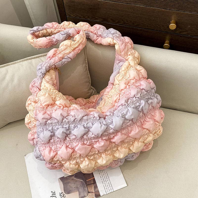 Sweetkama - Wholesale Tote Bag - Women's - Ladies Puffer Cloud Bag Tote Handbag Slouch Bag SKAB0101