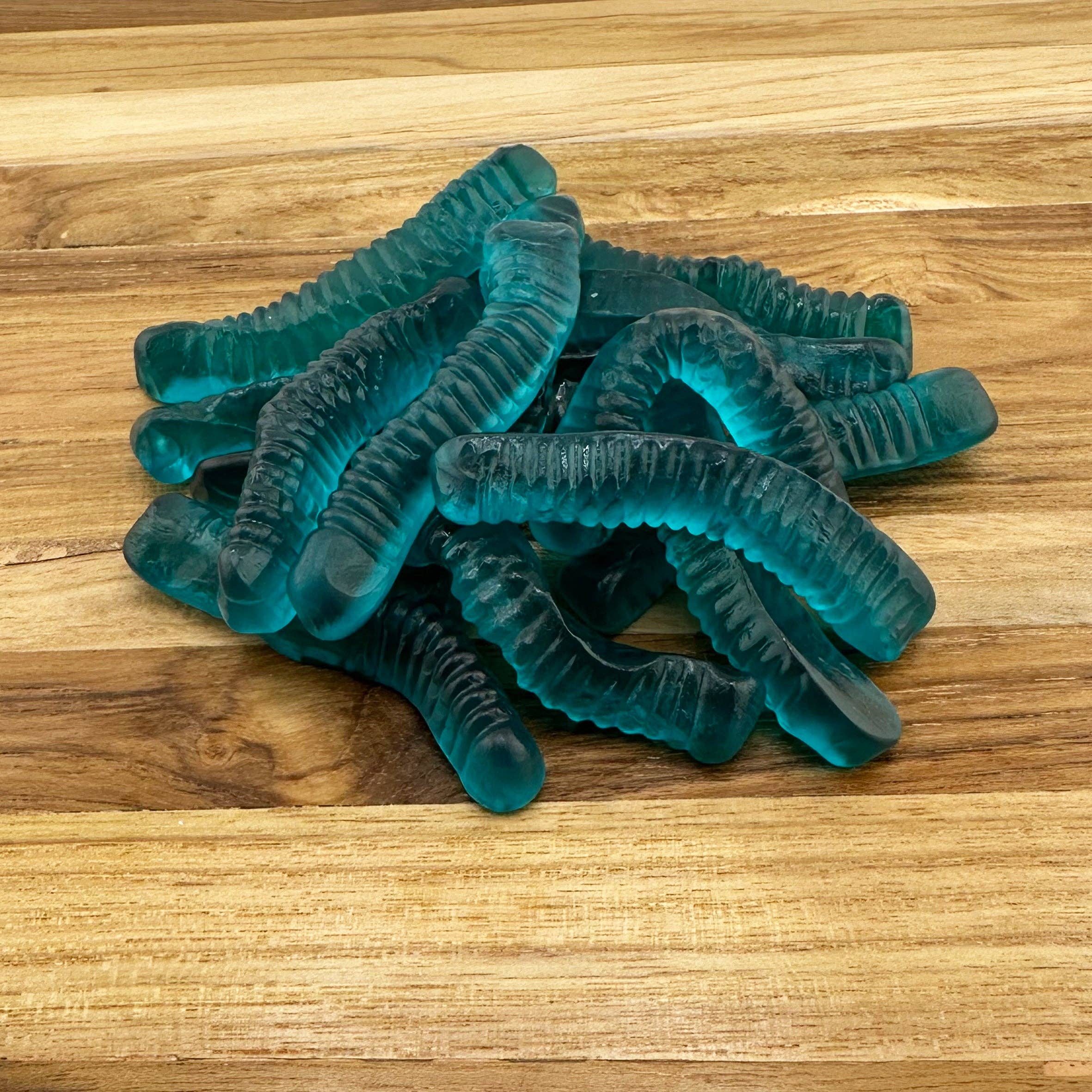 First Choice Candy - Wholesale Gummy - BLUE RASPBERRY GUMMY WORMS2