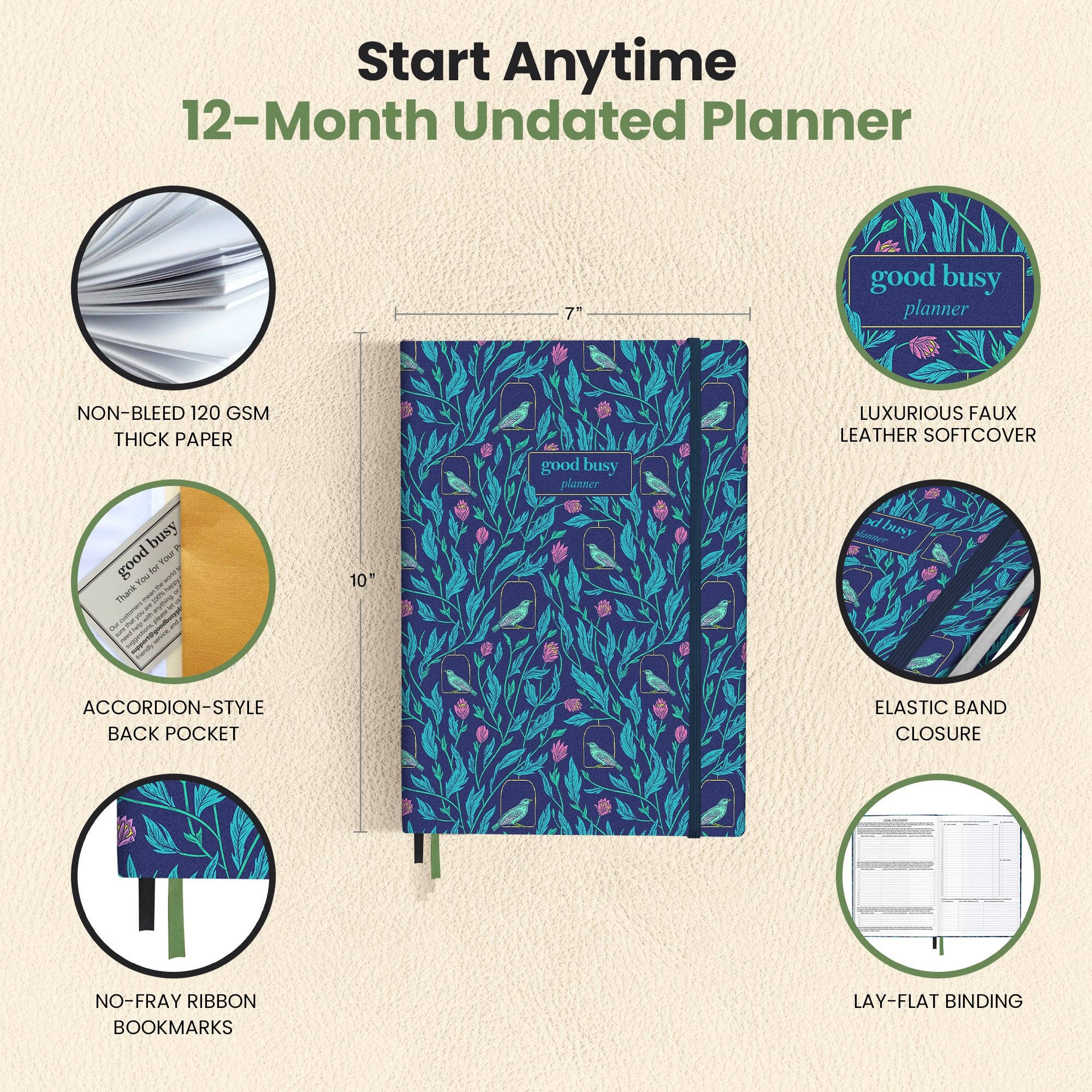 Good Busy - Wholesale Planner - Undated Weekly Planner - Twilight1