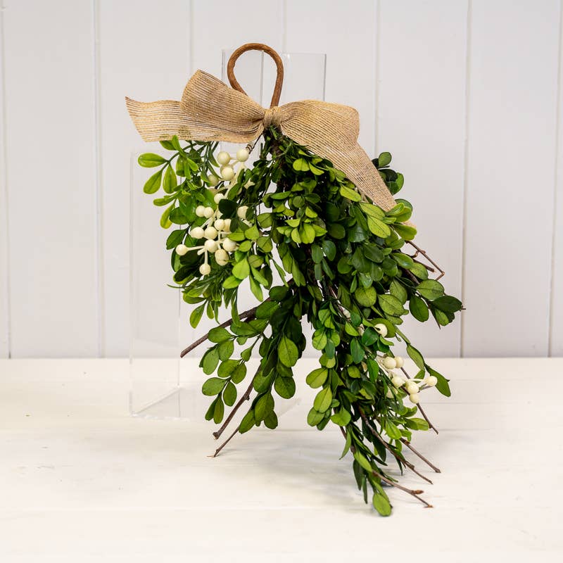 Satchville – Großhandel Dekofigur – Natürlicher grüner Buchsbaumblatt-Girlande0