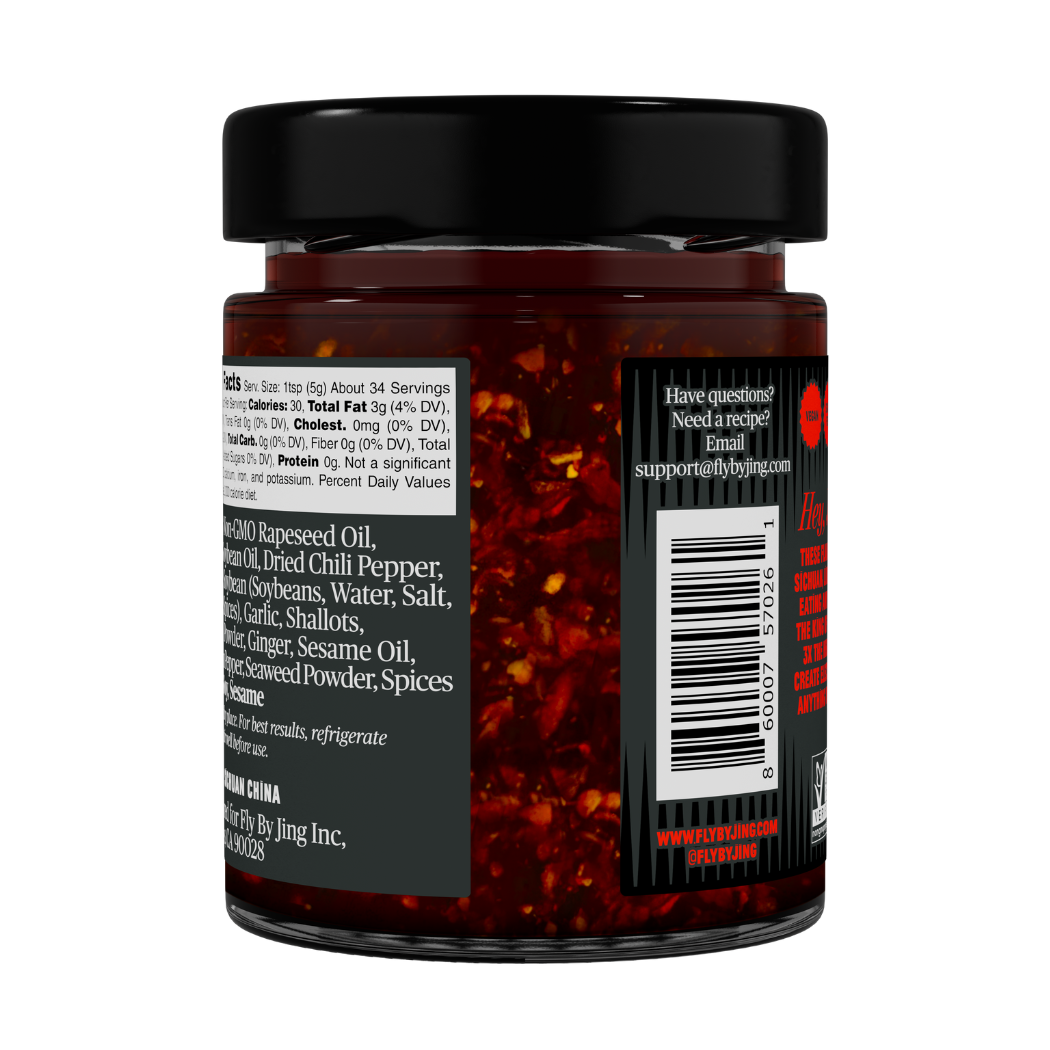 Fly By Jing – Engroshandel Hot sauce – Xtra stærk Sichuan chili-crisp8