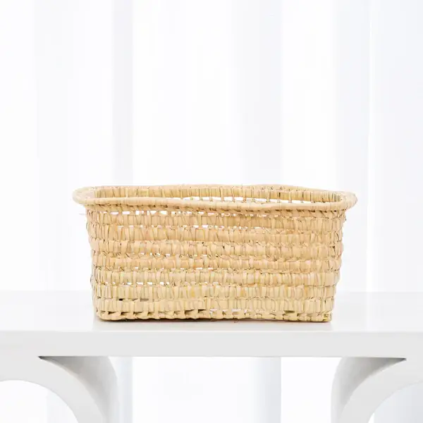 High crafty – wholesale Basket – Handmade Moroccan Tall Straw Basket – Large Natural Woven St0