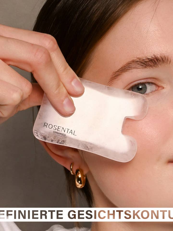 Rose Quartz Gua Sha – naturligt skönhetsverktyg för wholesale av Rosental Organics