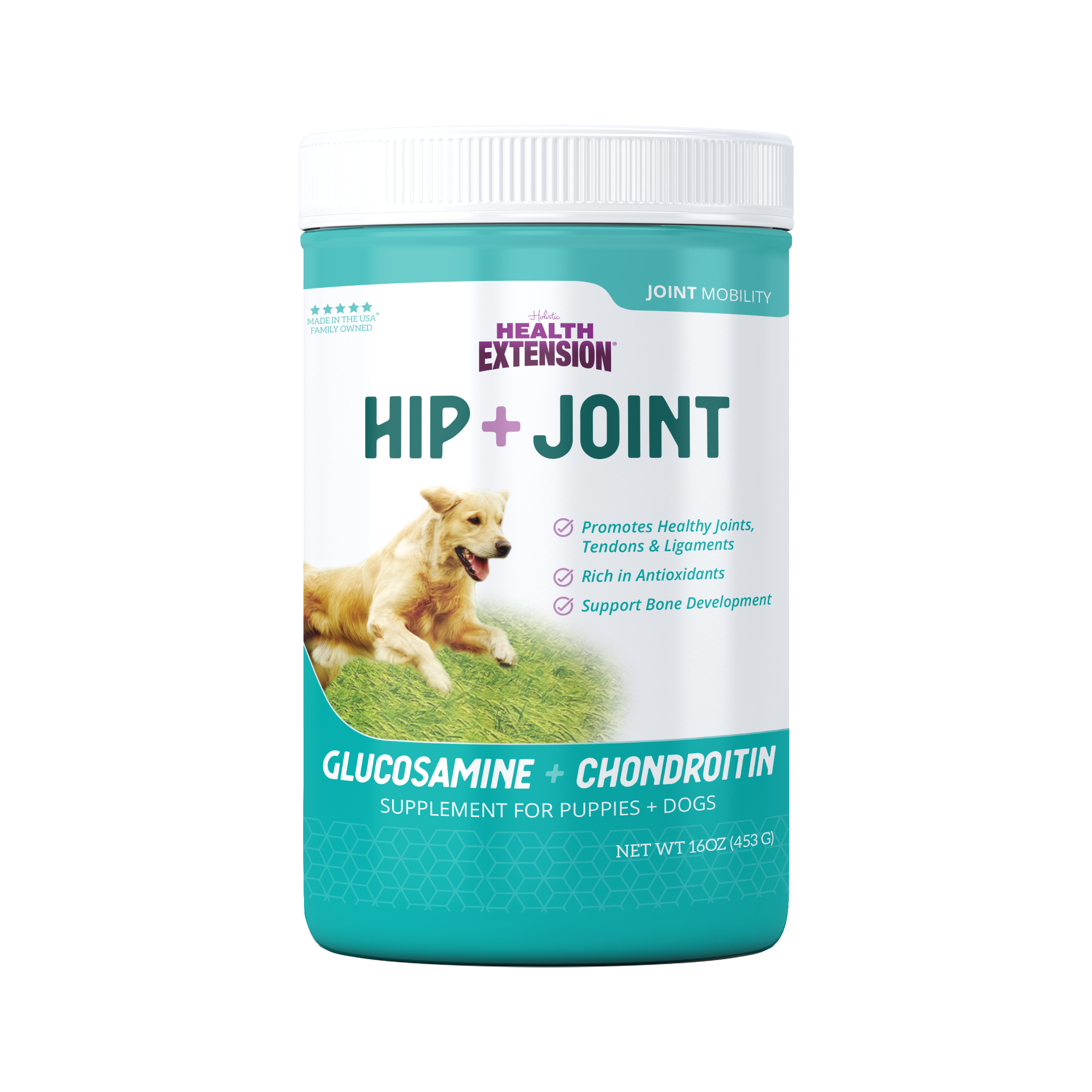 Health Extension Pet Care - Wholesale Pet Supplement - Dog - HIP + JOINT Mobility Supplement3