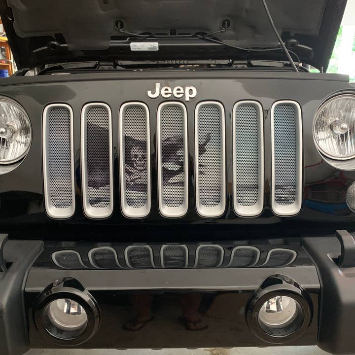 ARGH!!!! Piratflag Jeep-grillindsats for engroshandel hos Dirty Acres