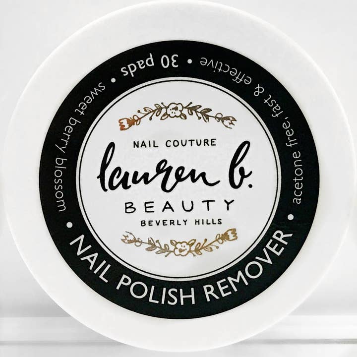 Nail Polish Remover Pads for wholesale by Lauren B. Beauty