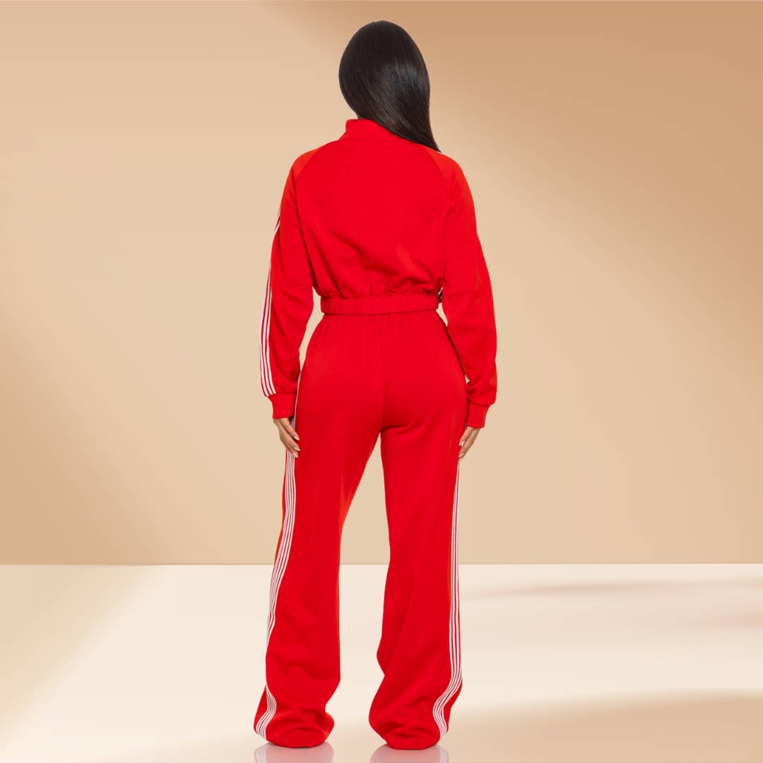 Celystrends - Wholesale Tracksuit - Women's - Tracksuit 2 piece set Zip Up Sweater Wide Pants17