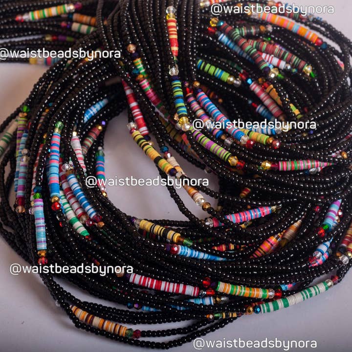 Wholesale Waist Beads - Dark beauty (up to 50 inches length) for wholesale by Waist Beads by Nora