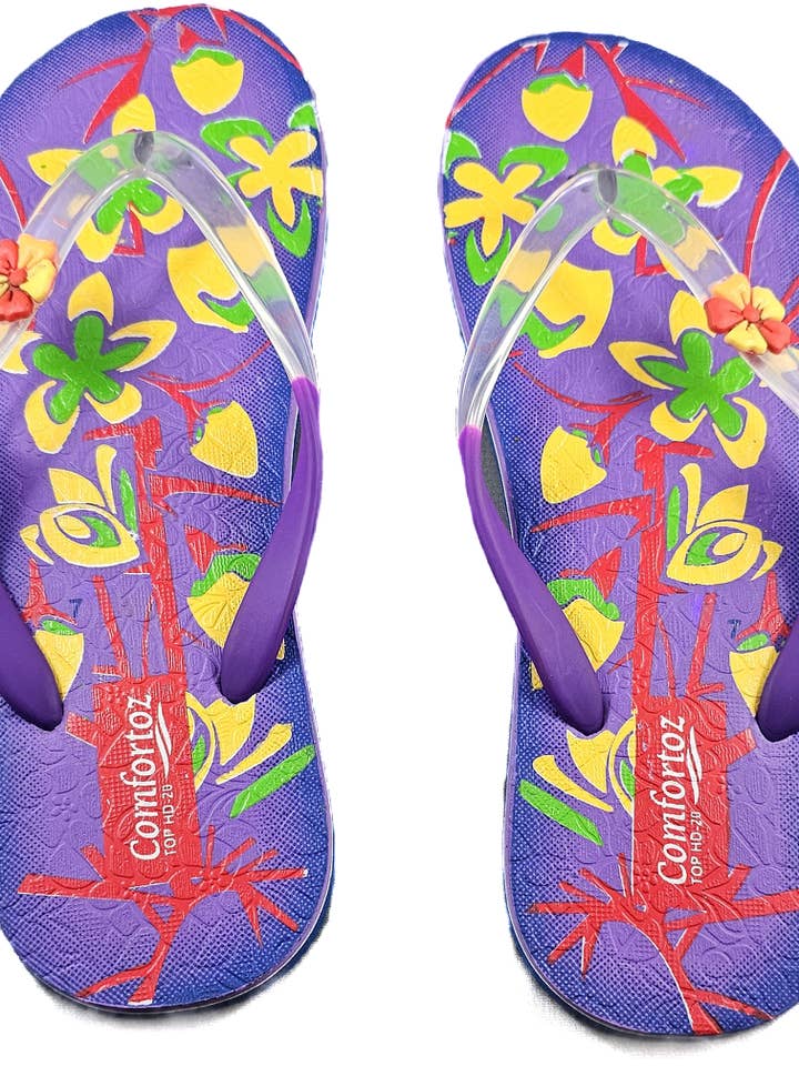IGI CANADA - Wholesale Flip Flops – Women’s - Comfortz Top HD Ladies Flat House Slipper # Top HD 20