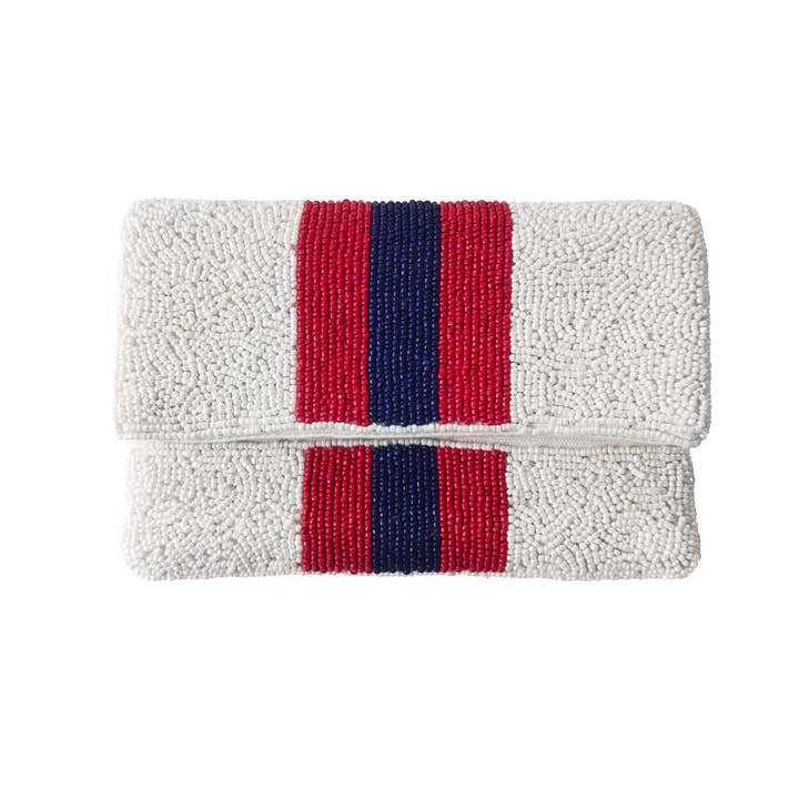 MINI-POCHETTE À PERLES OLE MISS pour la vente par Pizzazz, Inc.