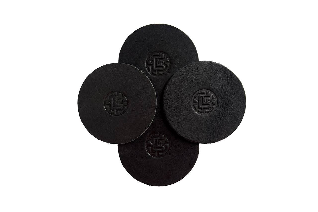 Lazarus Artisan Goods – wholesale Coasters – Leather Coaster Set |  4-pack | Home Decor | Artisan Made8
