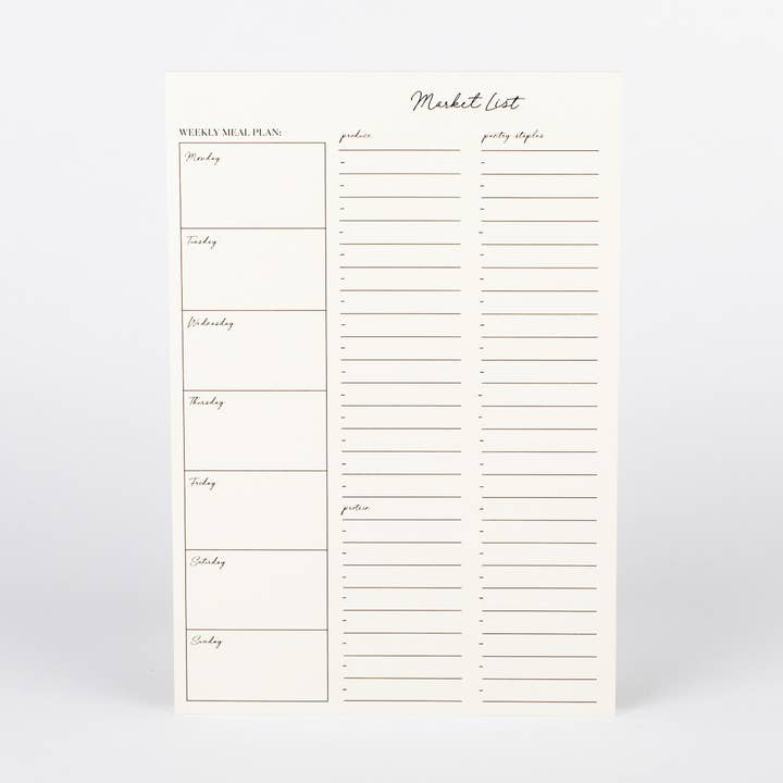 Wrinkle & Crease Paper Products - Wholesale Notepad - Market List Notepad0