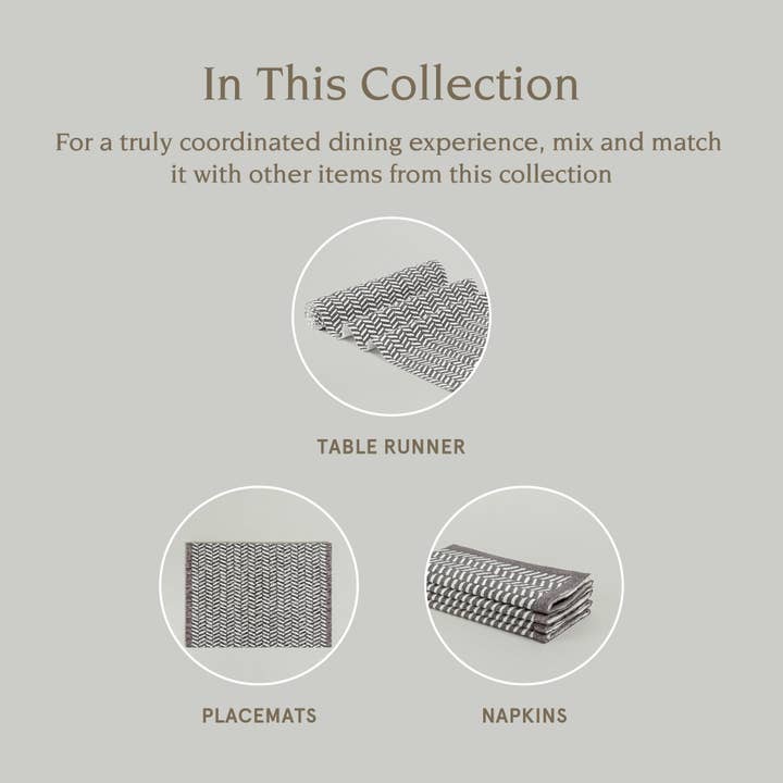 over&back - Wholesale Table Runner - Hand-Blocked Table Runner Floral Patterns 18x10857