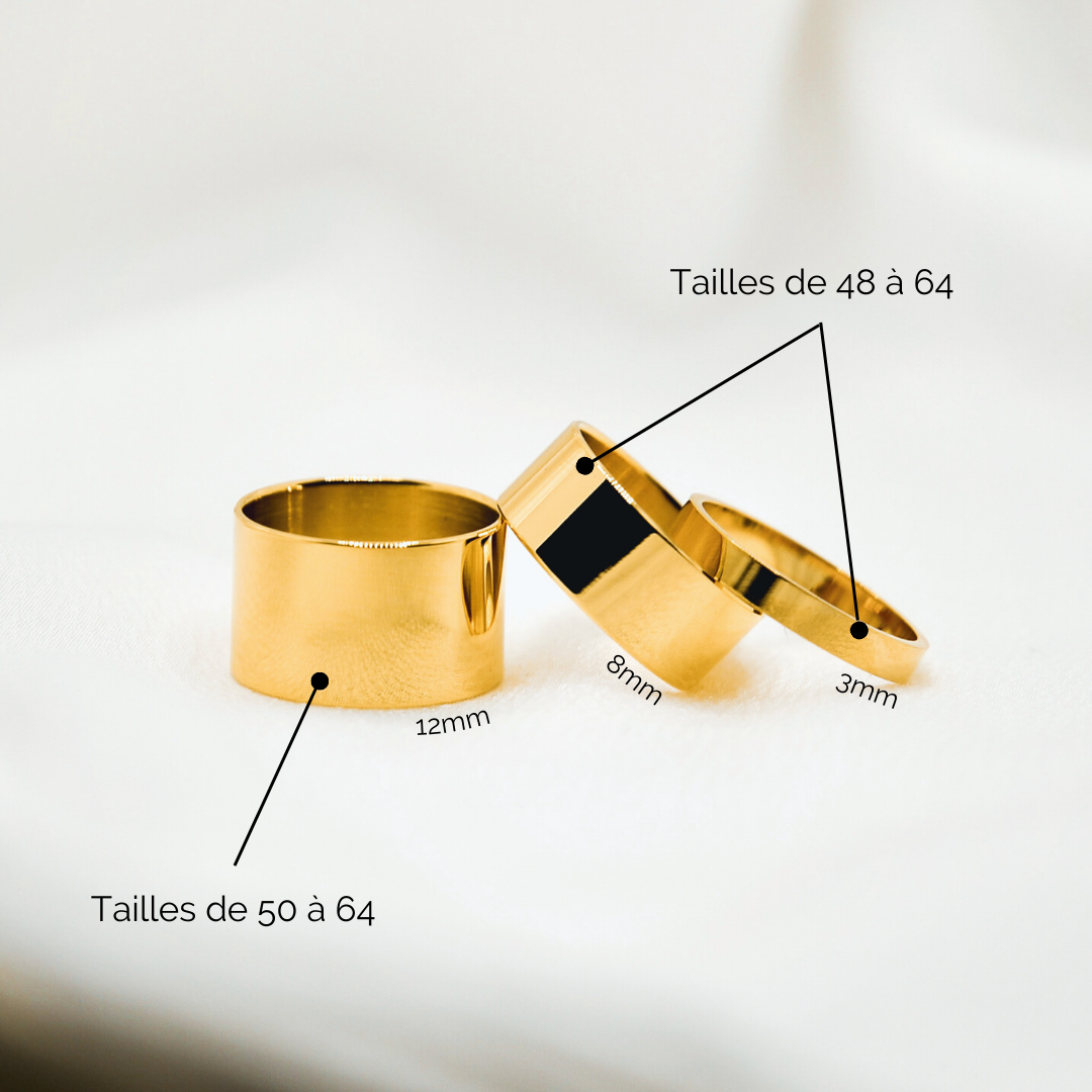 Angiie - Wholesale Band/Stacked Ring - Golden tassel ring3