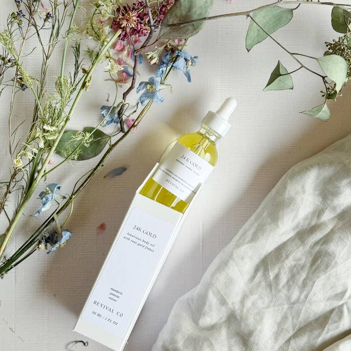 Revival Co - Wholesale Bath/Body Oil - 24K Gold Luxurious Body Oil 1