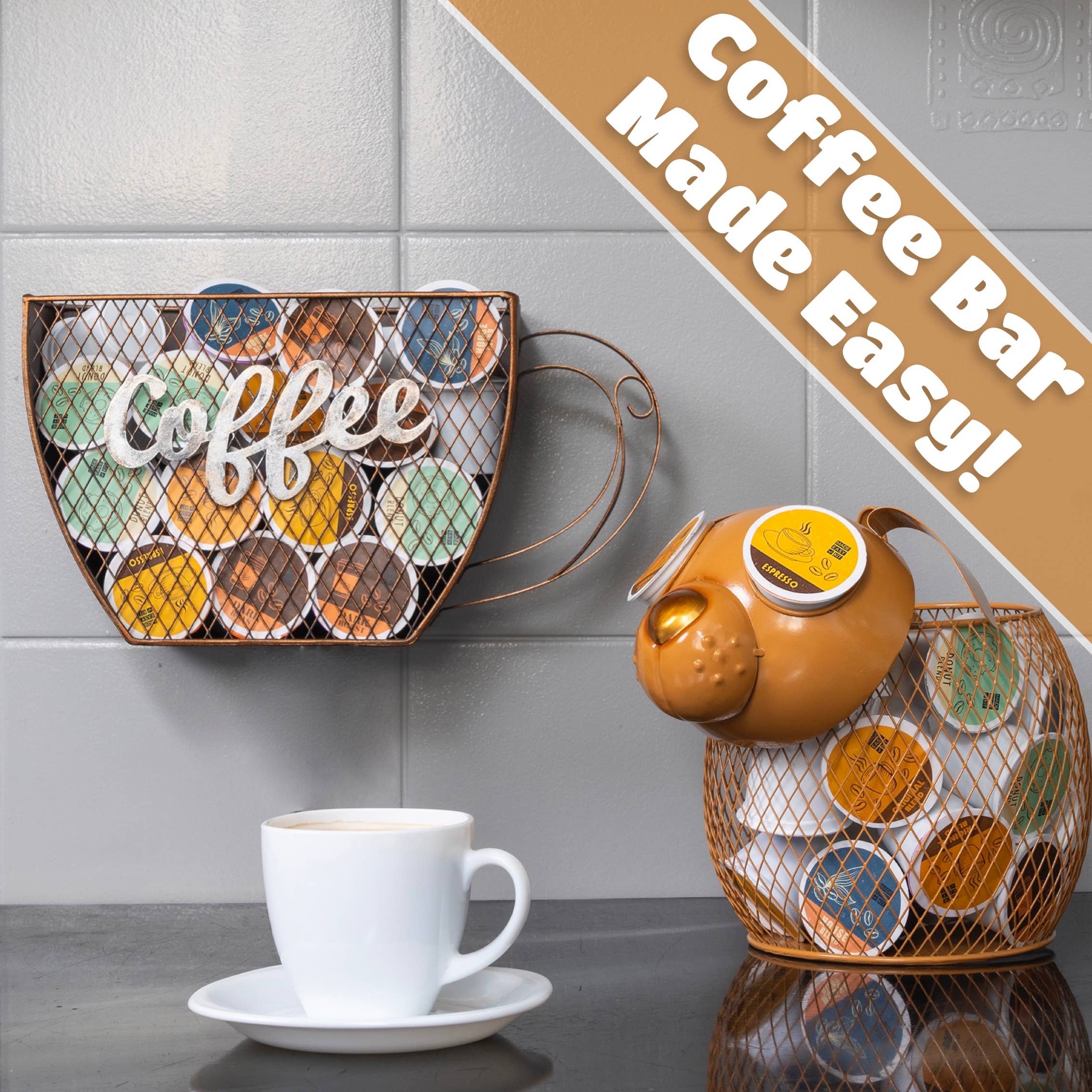 MADE EASY KIT - Wholesale Kitchen Storage/Organizer - Made Easy Kit Coffee Pod Organizer - Home Functional Décor57