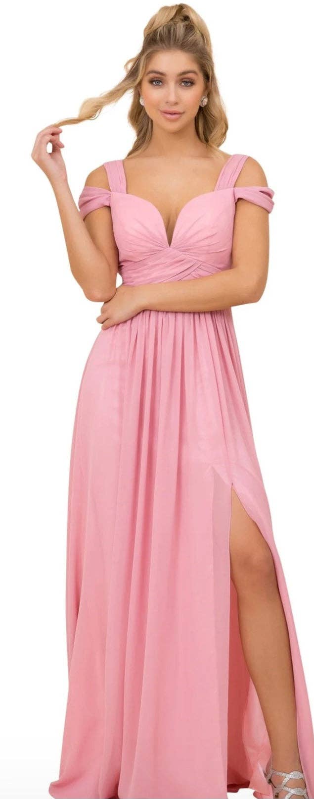 Eclectic Wallflower Boutique - Wholesale Dress - Women's - Dusty rose dress0