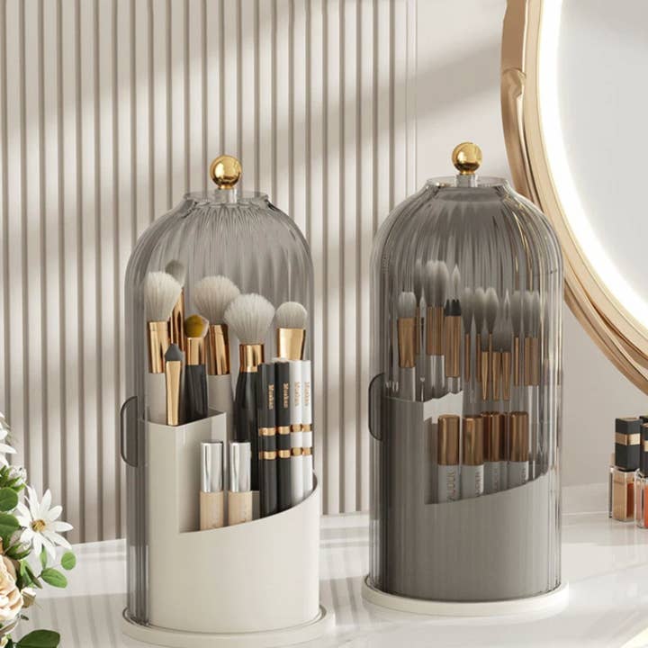 BRECK + FOX - Wholesale Makeup Storage Box - Rotating Acrylic Cosmetics Organizer