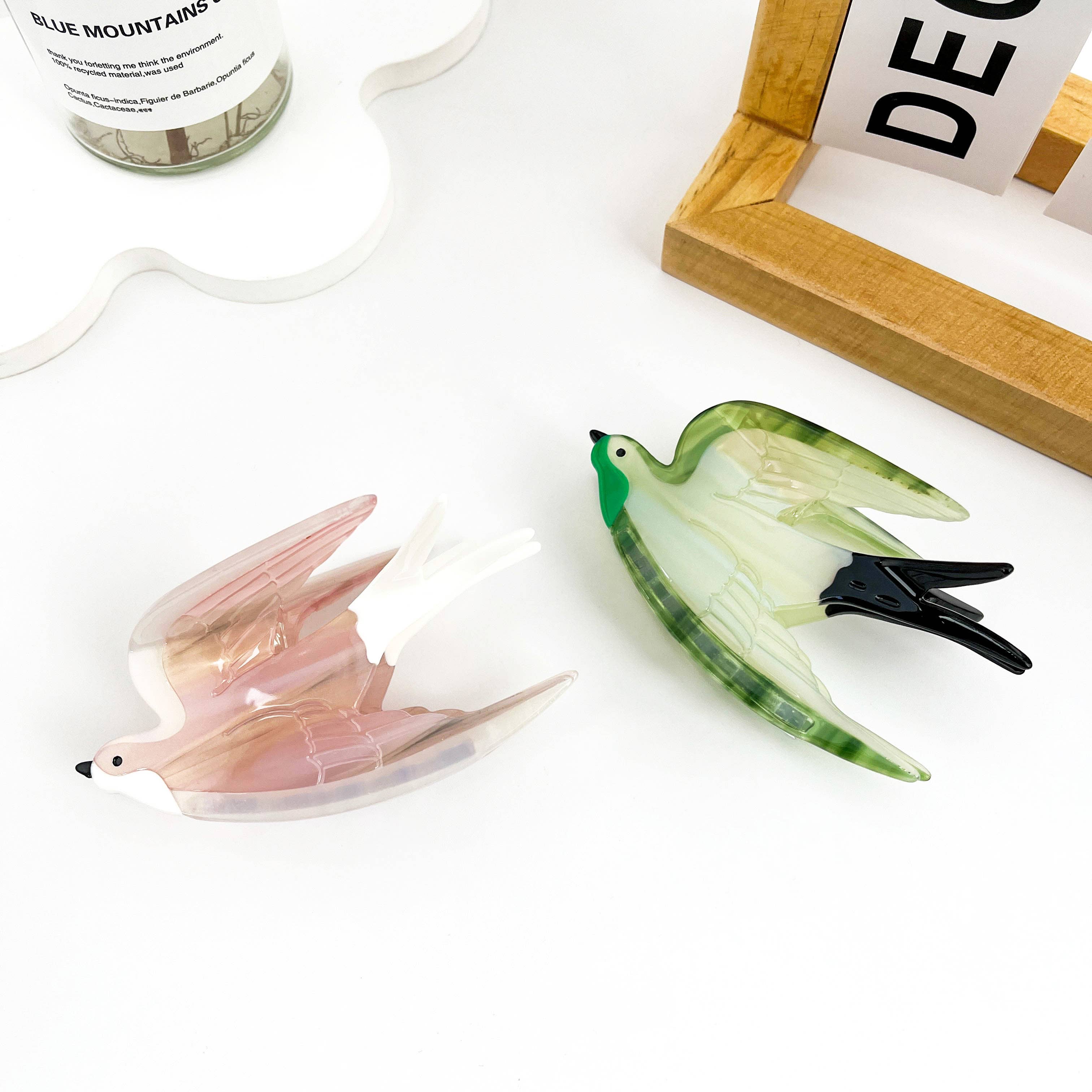 mildstyles - Wholesale Hair Clip - Women's - Swallow Bird Animal Color-Block Acetate Hair Claw Clip6