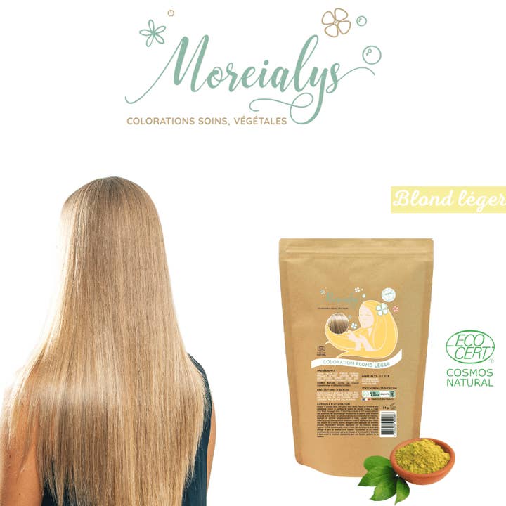 Moreialys Biondo Chiaro Colore Naturale Ecocert Cosmos Na per la vendita all'ingrosso da parte di MOREIALYS