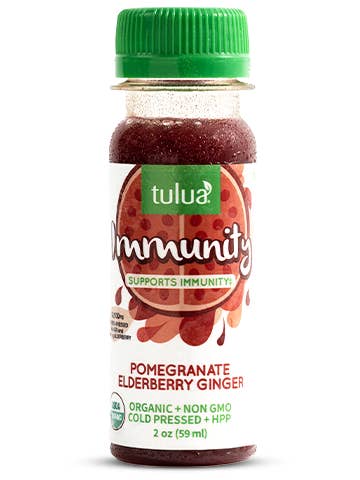Pomegranate Elderberry Ginger Immunity Shots for wholesale by Tulua