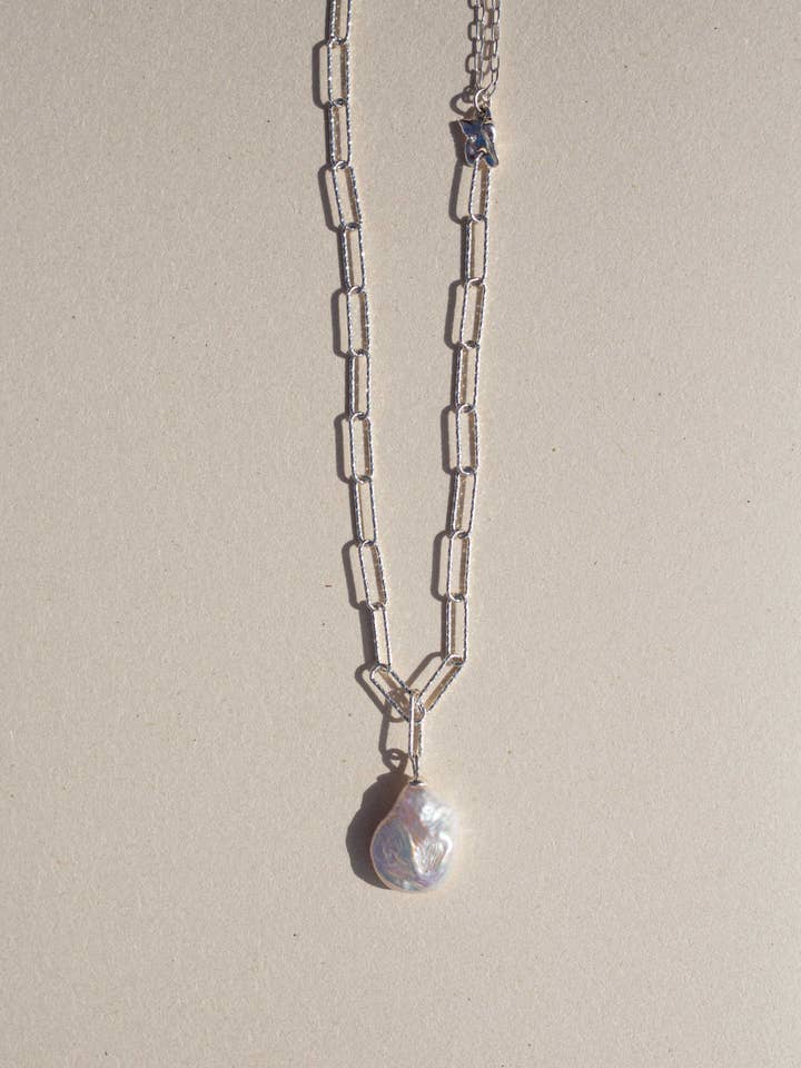 SAMSA Silver Pearl Necklace für den Großhandel von TYLA LATO